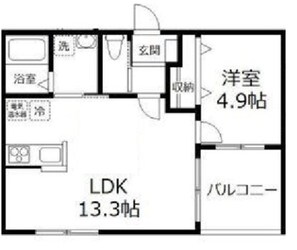 白桜館の物件間取画像